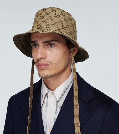 gucci lace bucket hat|gucci bucket hat men.